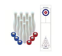Moliuoly Shuffleboard Bowling Playset Indoor Table Game Family Games