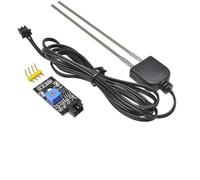 Moliuoly Soil Moisture Sensor Module with 5M Cable, DC 3.3-12V Humidity Detector with Analog and Digital Output, Adjustable Sensitivity Probe for Arduino DIY Garden Farming Automation Projects