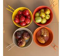 Moliuoly Stainless Steel Coloured Sierra Bowl Ultra Light Picnic Camping Green