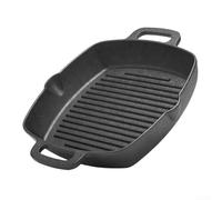 Moliuoly Thick Cast Iron Ribbed Grill Pan for Searing Marks