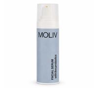 MOLIV Face Serum with Live Probiotics - Effects After First Use, Skin Regeneration and Moisturizing, Redness Reduction, Microbiome Restoration, Natural Composition, 30ml
