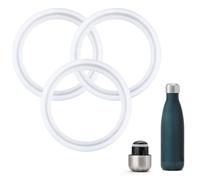 Mollcity 3 Packs Water Bottle Gaskets, Replacement Silicone Seal Rings for Koodee & Sight 9 oz, 12 oz, 17 oz Glue, Bpa Free