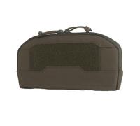 MOLLE Admin Pouch Utility Organizer with Dual Zipper and Bottom Drain Hole | Compact Storage System with 2 Hook Loop Inserts Key Hook Cord Loop and Fast Two-Way Access for Small Gear