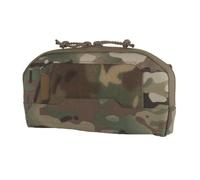 MOLLE Admin Pouch Utility Organizer with Dual Zipper and Bottom Drain Hole | Compact Storage System with 2 Hook Loop Inserts Key Hook Cord Loop and Fast Two-Way Access for Small Gear