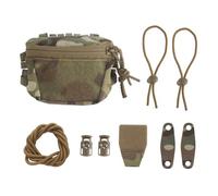 Molle-Compatible Tactical Admin Pouch Compact Helmet Mounted Organizer for EDC Airsoft & Military Gear(MC)