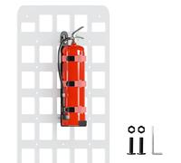 MOLLE Fire Extinguisher Mount Bracket for 2.5 lb 2-Pack - Heavy-Duty Ceiling or Panel Bracket for Off-Road, SUV, Truck, Tactical & Fleet Vehicles - Velcro Straps, Space-Saving, Secure Hold