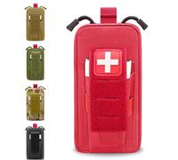 Molle First Aid Pouch Empty, Small Tactcical Ifak Med Duty Belt Tourniquet Holder Bag for Camping Hiking