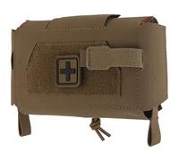 MOLLE Molly Trauma Pouch, Compact Quick Release IFAK Healthcare Pouch for Combat Belts, Top Elastic Cord and Hook & Loop Panel, 6.7 x 3.5 x 1.7 in, WOSPORT Armed Pouch