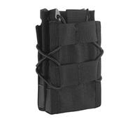 Molle Open-Top Mag Pouch, Tactical Single/Double Magazine Holder with Bungee Straps for M4 M14 M16 G36 AR15