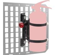 Molle Panel Fire Extinguisher Mount - Tactical Car Quick Release Fire Extinguisher Molle Panel Accessories Mounting Bracket Kits Fits 1-2 in Slots Holes for Trucks Vehicles Gear Molle Accessories