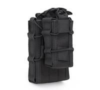MOLLE Tactical Open Top Double Decker Single Rifle Pistol Mag Pouch Cartridge Clip Pouch Hunting Bag Accessories