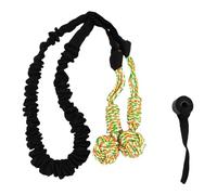 Molle Tooth Knot Rope Toy Funny Interactive Pet Outdoor Bungee Tug Boat Toy Pet Teeth Cleaning Chew Toy Pet Supplies