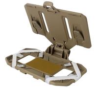 MOLLEQLS Plate Carrier Accessories Tactical Gear Molle Vest Phone Chest Mount Holder Agilite - Fits Screen Size 4.7"-6.7" (Coyote Brown)