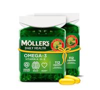 Moller’s ® | Omega-3 Capsules | Fish Oil | Nordic Omega 3 Dietary Supplement with EPA and DHA and Vitamins A, D and E | 166-year-old-brand | Daily Health | 224 Capsules