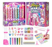 Molleyzi Craft Kit for Kids Ages 6+, Gift for 7 8 9 10 Year Olds Girls, Creative Arts and Craft Kits Toys for Girls Boys, DIY Pen Making Kit for Kids Ages 5-12 Birthday Present Gift Personalised Pens