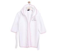 Mollia Girl Baby Bathrobe - White
