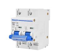 Mollom AC 2 Pole Miniature Circuit Breaker, 110V-240V 125Amps, Scene Visualization Custom MCB Thermal Magnetic Trip, 6KA Breaking Capacity for Solar AC System, Home Use, RVs