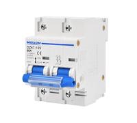 Mollom AC 2 Pole Miniature Circuit Breaker, 110V-240V 80Amps, Scene Visualization Custom MCB Thermal Magnetic Trip, 6KA Breaking Capacity for Solar AC System, Home Use, RVs