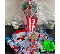 Mollsella's Luxury Pre-Filled Party Bags Children's Filled Christmas Eve Box, Xmas Activity Kit, Stocking Filler, Filled with Christmas Games and Crafts