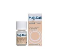 Molludab Molluscum Solution, with 5% Potassium Hydroxide to treat Molluscum Contagiosum, 2 ml