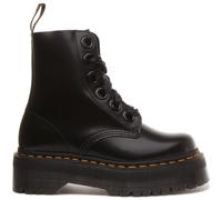 Molly 6 Eyelet Platform Ankle Boot - female - Dr. Martens - Lace-up Boots - Black - 3 UK - Shoes 3 UK