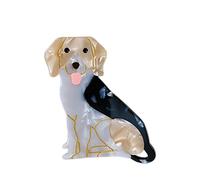 Molly And Rose Pearlescent Dog Shaped Hair Clamp 9504