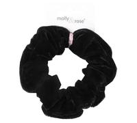 Molly And Rose Regular High Shine Velvet Scrunchie Black
