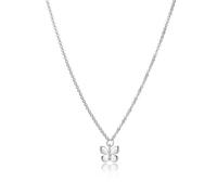 Molly Brown London Sterling Silver Butterfly Necklace For Girls With White Topaz. Dainty Teenage Jewellery Ideal for Birthday Gift, Flower Girl Gifts