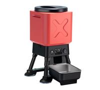 Molly&Cody Automated Feeder, 14L Large Capacity Pet Feeder for Large Dogs, Dosage Can Be Adjusted, Easy Operation, Automatic Feeder with Stainless Steel Bowl
