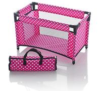 Molly Dolly Baby Doll Cot - Bed For Dolls Upto 45cm (18") - Dolls Cot - Baby Doll Bed