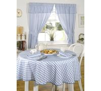 Molly - Gingham Table Cloth in Blue - TJ Hughes