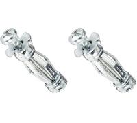 Molly m16100pb-xj Metal Cavity Wall Dowels 100 Pieces 5x36 mm + Screws for Hollow Materials - Conditioning Pro, Gray, Set of 200 Pieces (Pack of 2)