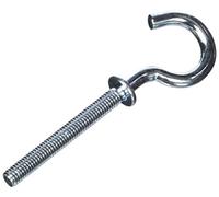 Molly m65406-xj Hooks Round Diameter 5 x 40 mm, Grey, Set of 6)