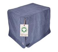 Molly Mutt Dark Blue Dog Crate Cover, Non-Toxic & 100% Cotton, 30"x19"x21"