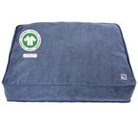 Molly Mutt Dragonstone Dog Bed Duvet Cover, GOTS-Certified 100% Cotton Canvas Cover for Dog, Puppy, or Cat Bed, Durable, Washable, and Free of Harmful Chemicals, Huge, 36"x45"x5", Blue