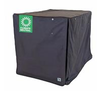 Molly Mutt I'm a Realist Dog Crate Cover, 100% Cotton Canvas Cover with 2 Roll-Up Panels, Ideal for Dog or Cat Crate, Durable, Washable, and Free of Harmful Chemicals, 36" x 24" x 27"