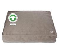 Molly Mutt Jupiter Dog Bed Duvet Cover, GOTS-Certified 100% Cotton Canvas Cover for Dog, Puppy, or Cat Bed, Durable, Washable, and Free of Harmful Chemicals, Huge, 36"x45"x5", Brown