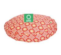 Molly Mutt Medium Large Dog Bed Cover - Round Bed - Medium/Large Dog Bed Cover - Washable - Pet Bed With Removable Cover - Dog Bed Covers, Papillon Print, 36" x 5" Round (dd59r)