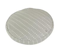 Molly Mutt Medium Large Dog Bed Cover - Round Bed - Medium/Large Dog Bed Cover - Washable - Pet Bed with Removable Cover - Dog Bed Covers, Be Still, 36" x 5" Round