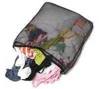 Molly Mutt Stuff Sack, Medium/Large,Black | Zippered Mesh Stuff Bag for Dog, Puppy, or Cat Bed, Durable, Washable, Free of Harmful Chemicals