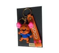 Molly's Charms 3D Keyring and strap - cartoon baby kangeroo - FBM