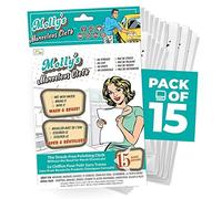 Molly's Marvelous Cloth, Streak-Free, Lint-Free Microfiber Cleaning Cloth, Polishing Cloth for Glass, Stainless Steel, Use for Kitchen, Bath, Cars, Detailing, Reusable (15.75" by 16") (15pk, White)