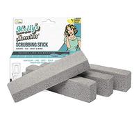 Molly's Marvelous Scrubbing Sticks, Pumice Stones for Tiles, Bathroom and Kitchen, Household Cleaning Tool, 4pk