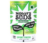 Molly's Suds Active Wear Laundry Detergent Powder - Natural Extra Strength Washing Powder, Stain Fighting for Performance Fabrics and Sensitive Skin - 120 Loads