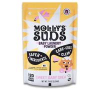Molly's Suds Baby Laundry Detergent Powder | Removes Formula Poop & Spit-Up Stains | Extra Gentle for Newborns (Sweet Baby Shea)