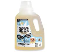 Molly's Suds Baby Liquid Laundry Detergent | Removes Formula Poop & Spit-Up Stains | Extra Gentle for Infants Babies Toddlers (Fragrance Free 100