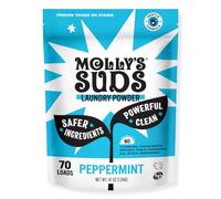 Molly's Suds Original Laundry Detergent Powder - Natural Washing Powder, Earth Derived Powder Detergent, Non-Liquid & Organic Washing Detergent, Sensitive Skin Laundry Detergent - 70 Loads, Peppermint