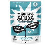 Molly's Suds Original Laundry Detergent Powder - Natural Washing Powder, Earth Derived Powder Detergent - Non-Liquid & Organic Washing Detergent, Sensitive Skin Laundry Detergent - 70 Loads, Unscented
