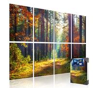 Mollywell Art Acoustic Panels, 8 Pack Sound Proof Foam Panels 48"x32"x0.4" Soundproof Wall Panels, Decorative Sound Proof Panels for Walls, Sound Panels for Recording Studio and Home(Forest)