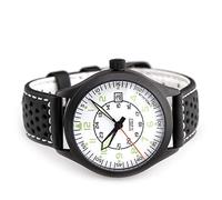 Molnija Russian Mechanical Automatic Watch Women Men 2824 Silver or Blackened Case, Black case - Lorica bracelet, Sports